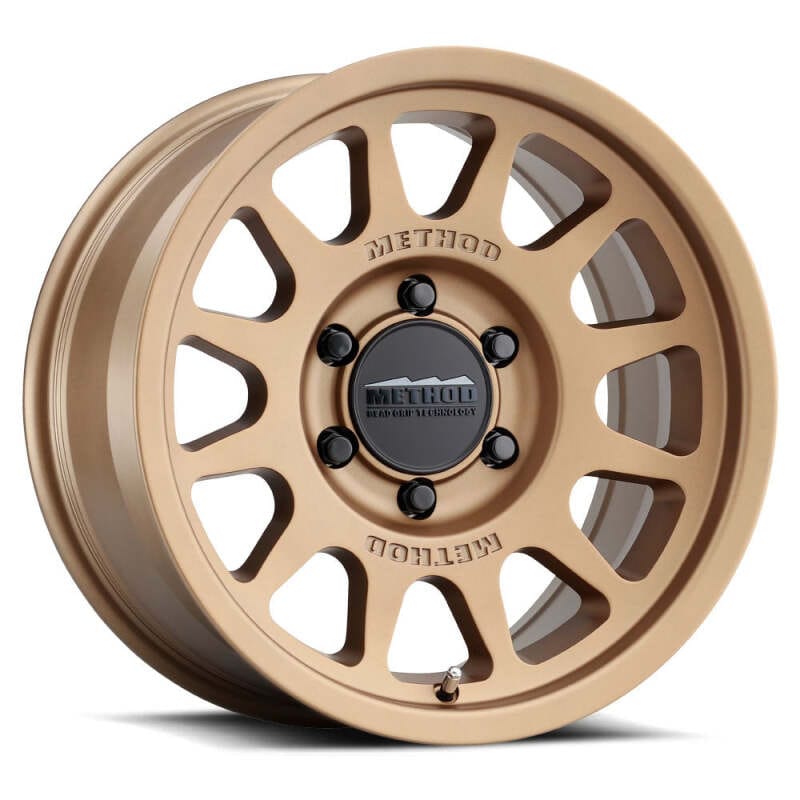 Method Wheels — Method MR703 17x9 / -12mm Offset / 130.81mm Bore / 8x6.5 BP / 4.8in BS - Method Bronze Wheel
