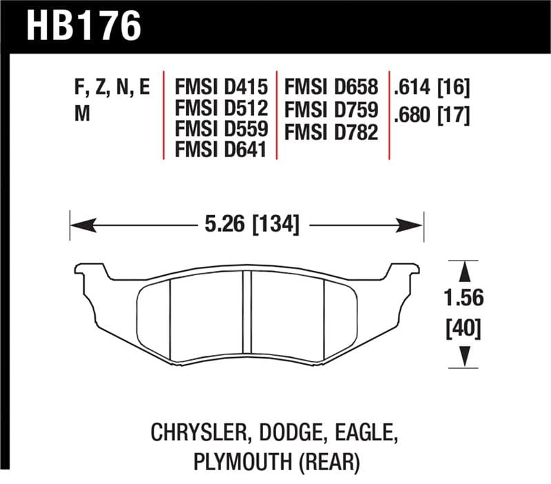 Hawk Performance — HP Plus Disc Brake Pad
