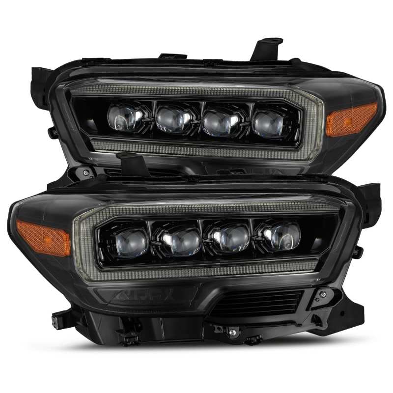 AlphaRex — AlphaRex 16-20 Toyota Tacoma NOVA LED Projector Headlight Plank Style Alpha Black w/Activation Light
Projector Headlights