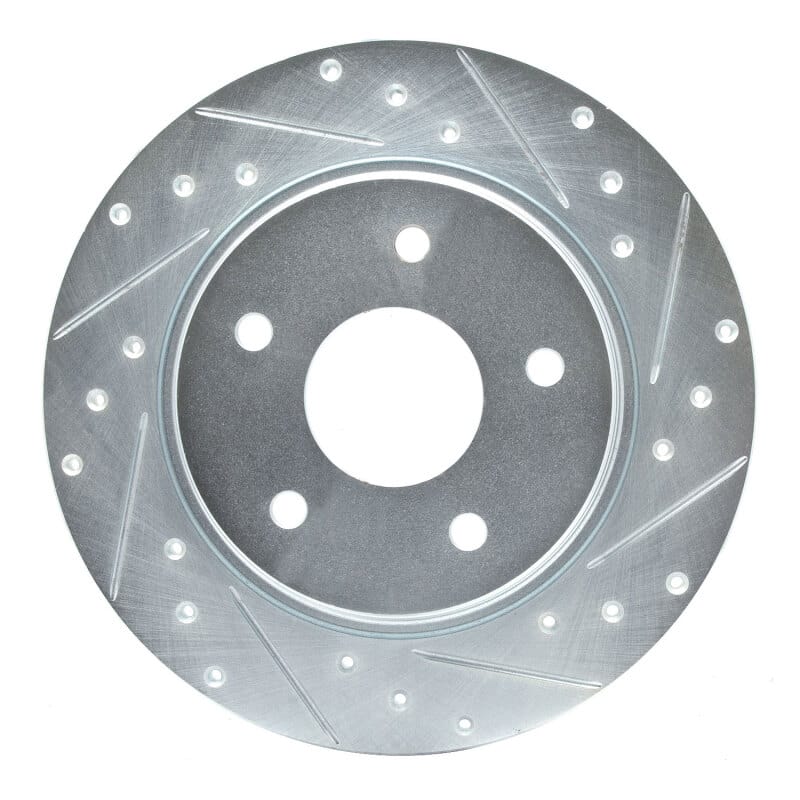 R1 Concepts — R1 08-16 Chrysler Town & Country Rear Right Drilled & Slotted Silver Brake Rotor
R1 Brake Rotor Drill