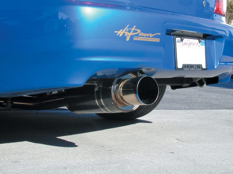 HKS — HKS 02-07 WRX / 04-07 STi Carbon Ti Exhaust