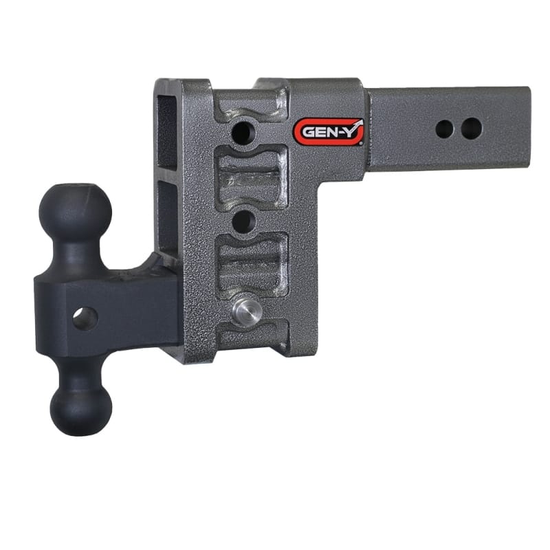 GEN-Y Hitch — Gen-Y Mega Duty 3in Shank 6in Drop 3.5K TW 32K Hitch w/GH-0161 Dual-Ball
Drop Hitch