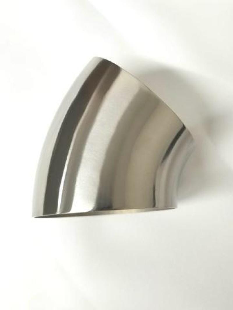 Ticon — Ticon Industries 2.75in Diameter 45 Degree 1D/2.75in CLR 1.2mm/.047in Wall Thickness Titanium Elbow