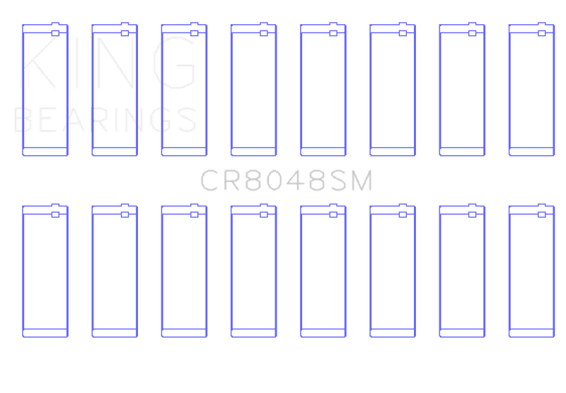 King Engine Bearings — King Engine Bearings Chrysler 345/370 16V (Size +1.0mm) Connecting Rod Bearing Set
Engine Bearing