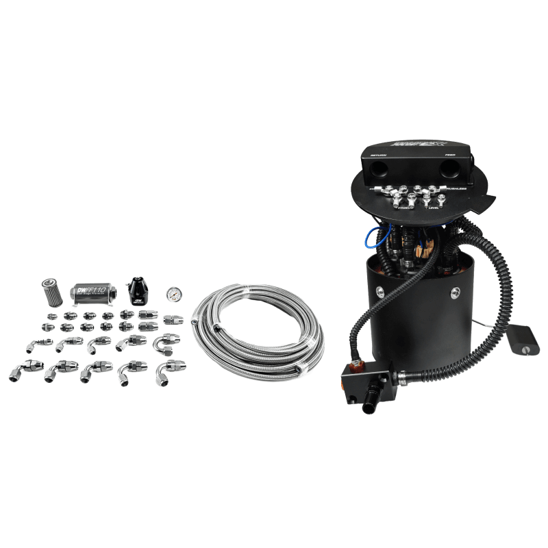 DeatschWerks — DeatschWerks X3 Series Fuel Pump Module w/ Triple DW400 Pumps/PTFE Plumbing Kit 11-24 Ford Mustang
Modules