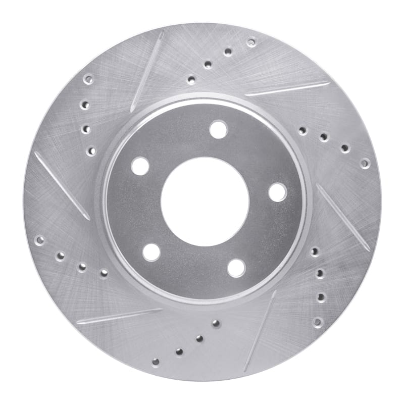 R1 Concepts — R1 02-17 Infiniti Q45 Front Left Drilled & Slotted Silver Brake Rotor
R1 Brake Rotor Drill