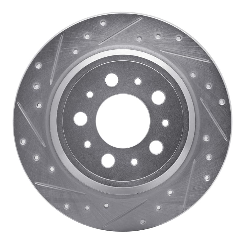 R1 Concepts — R1 99-09 Volvo S60 Rear Left Drilled & Slotted Silver Brake Rotor
R1 Brake Rotor Drill