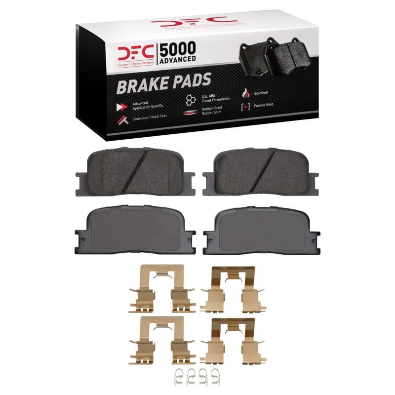 DFC — DFC 02-06 Lexus ES330 Rear 5000 Advanced Ceramic Brake Pads and Hardware Kit
DFC Brake Pad Set