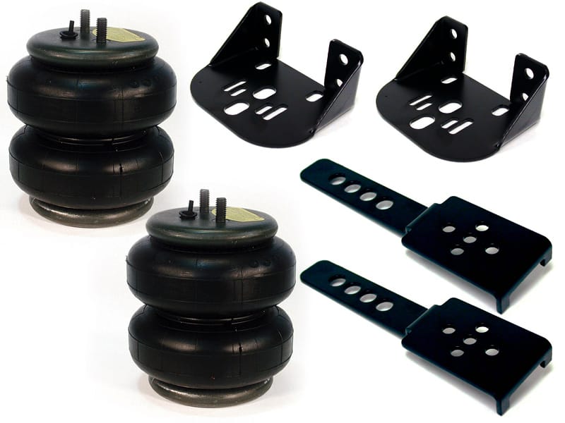 Ridetech — Ridetech AIRoverLeaf 4000lb Sideframe 2.5in Leaf Bracket Kit
AirOverLeaf 4000#