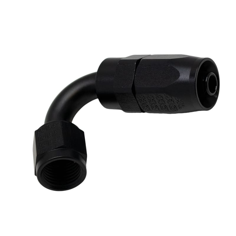 DeatschWerks — DeatschWerks 6 AN Female Flare Swivel 120-Degree Hose End CPE - Anodized Matte Black
Lines & Fittings
