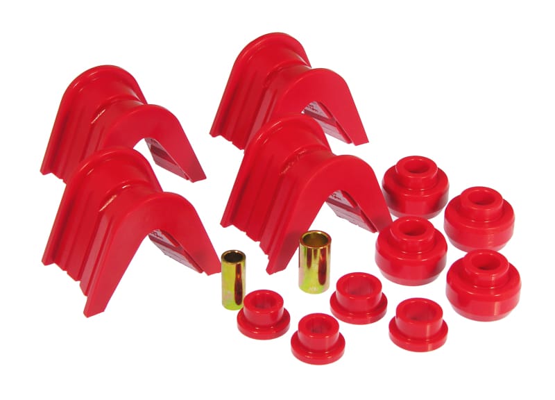 Prothane — Prothane 66-79 Ford Trucks 14-Piece Bushing Set - 7deg Offset - Red
STEERING BUSHINGS