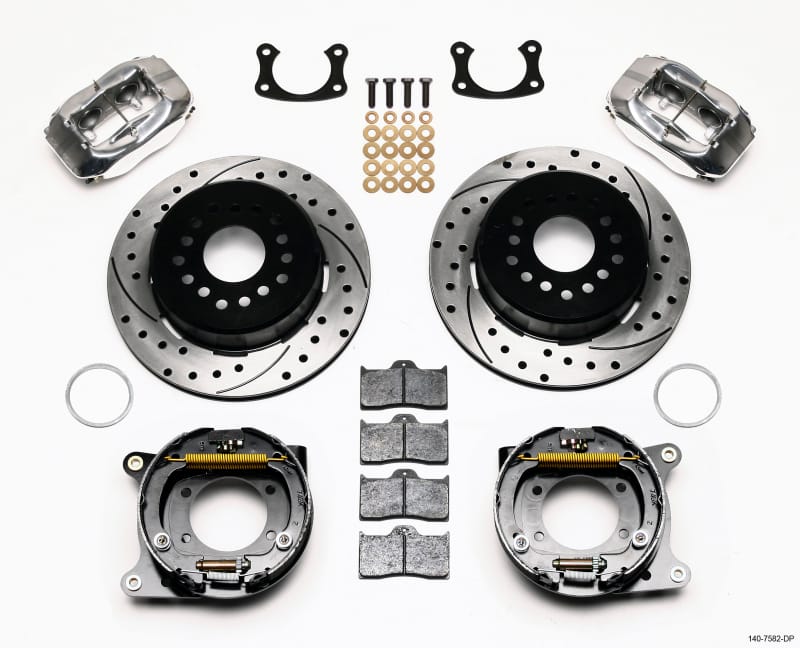 Wilwood — Wilwood Forged Dynalite P/S P-B Kit Drilled Polished New Big Ford 2.36in Offset
BRAKE KIT