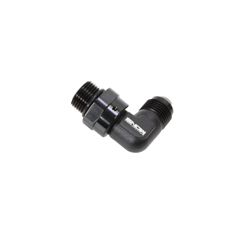 Snow Performance — Snow -8 ORB to -8AN 90 Degree Swivel Fitting (Black)