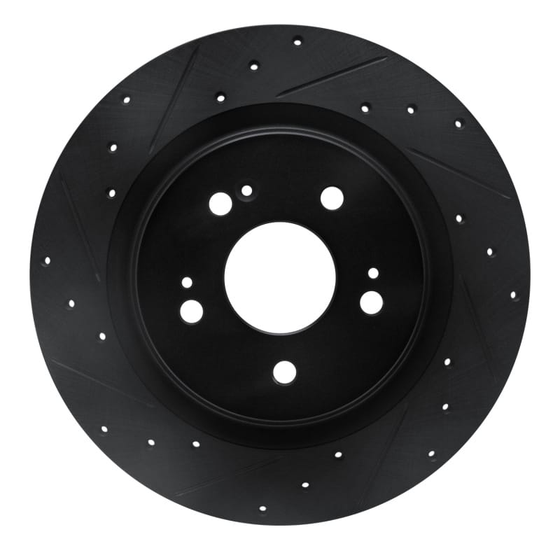 R1 Concepts — R1 18-25 Honda Odyssey Rear Left Drilled & Slotted Black Brake Rotor
R1 Brake Rotor Drill