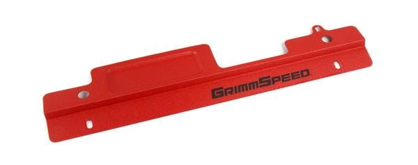 GrimmSpeed — GrimmSpeed 02-07 Subaru Impreza/WRX / 04-07 STI Radiator Shroud w/Tool Tray - Red