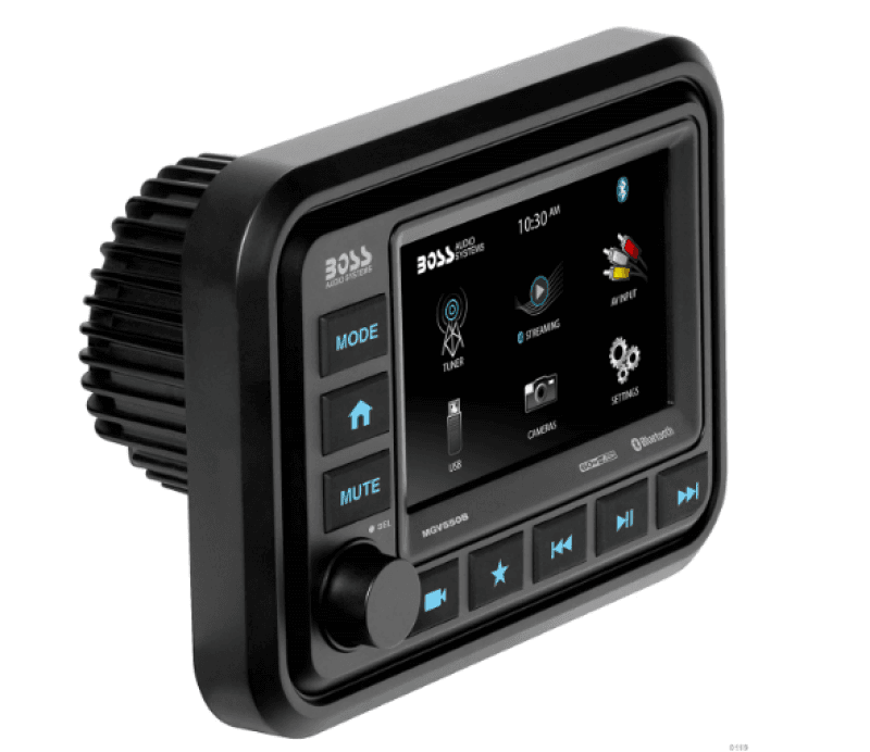 Boss Audio — Boss Audio Systems Marine Gauge Receiver/ 5in Touchscreen/ Amplified