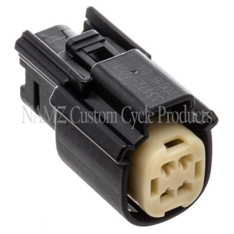 NAMZ — NAMZ 07-23 V-Twin Molex MX-150 4-Position Female Connector - Black (HD 72177-07BK)