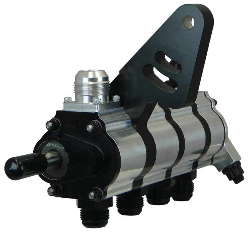Moroso — Moroso Dragster 4 Stage Dry Sump Oil Pump - Tri-Lobe - Right Side - 1.200 Pressure