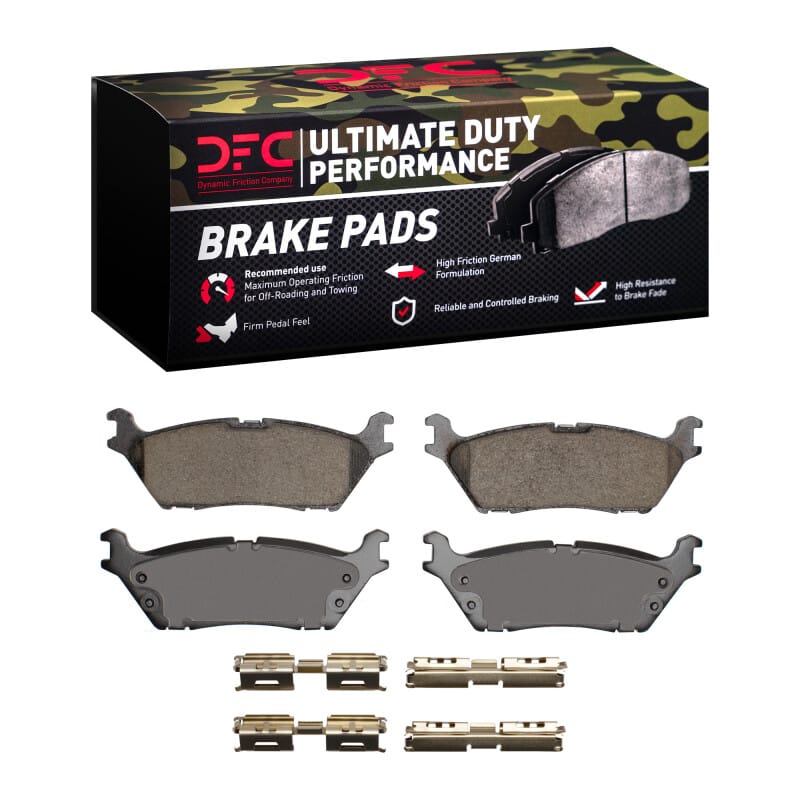 DFC — DFC 15-21 Ford F-150 RWD Rear Ultimate Duty Performance Brake Pads and Hardware Kit
DFC Brake Pad Set