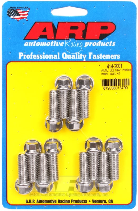 ARP — ARP AMC SS Hex Intake Manifold Bolt Kit