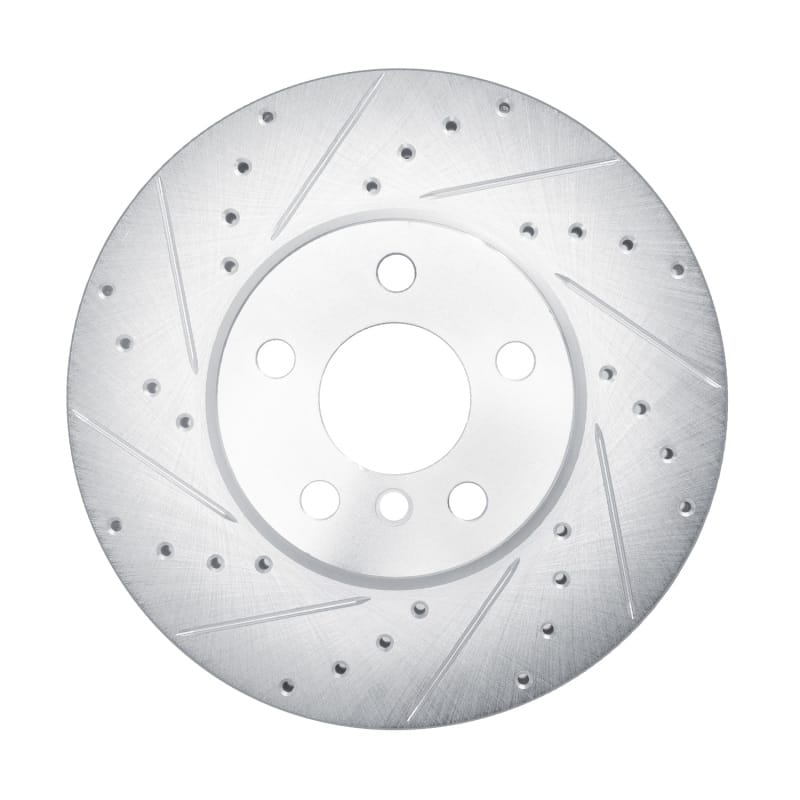 R1 Concepts — R1 16-24 Mini Cooper (Excl Clubman) Front Left Drilled & Slotted Silver Brake Rotor
R1 Brake Rotor Drill