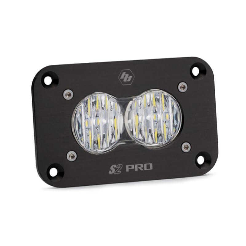 Baja Designs — Baja Designs S2 Pro Flush Mount Wide Cornering Pattern LED Work Light - Clear