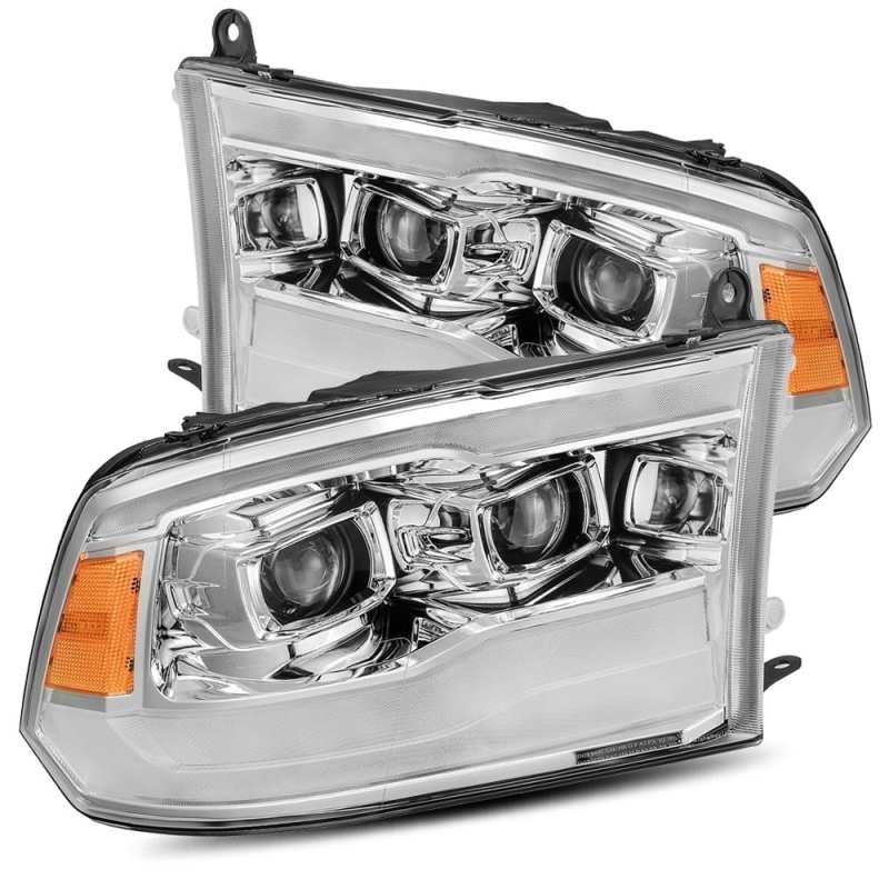 AlphaRex — AlphaRex 09-18 Dodge Ram 1500HD PRO-Series Projector Headlights Plank Style Chrome w/Seq Signal/DRL
Projector Headlights