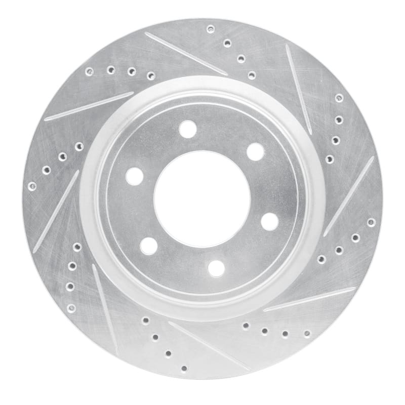 R1 Concepts — R1 21-25 Ford F-150 RWD Front Right Drilled & Slotted Silver Brake Rotor
Disc Brake Rotor
