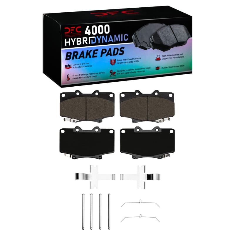 DFC — DFC 90-92 Toyota Land Cruiser Front 4000 HybriDynamic Brake Pads and Hardware Kit
DFC Brake Pad Set