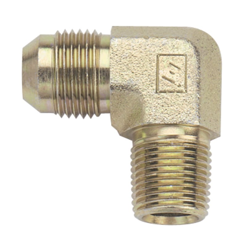 Fragola — Fragola -3AN x 1/8 NPT 90 Degree Adapter - Steel