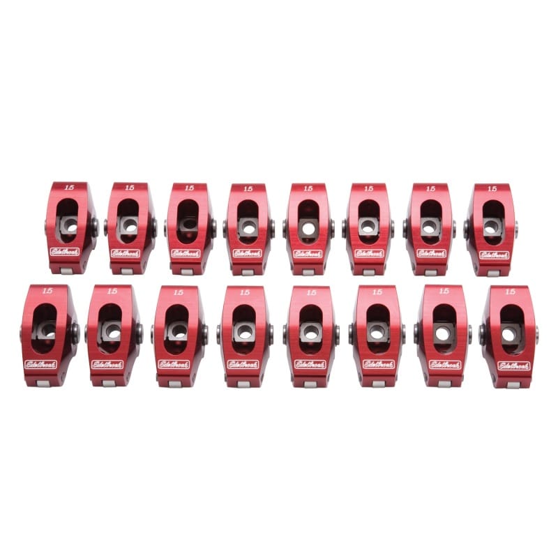 Edelbrock — Edelbrock Roller Rocker Arm Wide Body SBC 1 5 1 (Set of 16)
CYL HEAD COMPONENTS