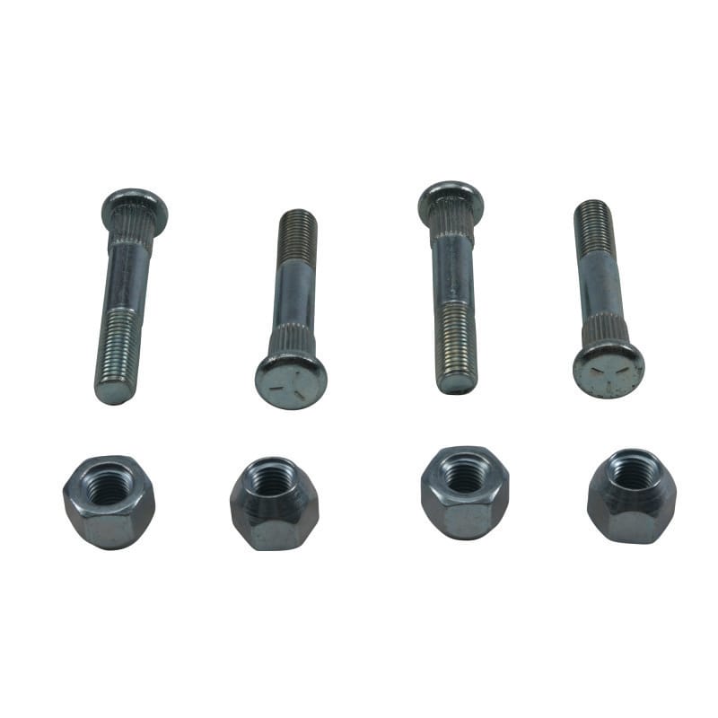 QuadBoss — Wheel Stud & Nut Kit, Front/Rear, Black