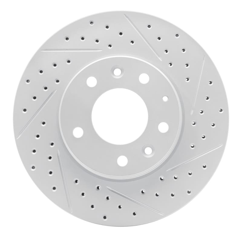 R1 Concepts — R1 03-05 Mazda 6 Front Right Drilled & Slotted Geo-Carbon Rotor