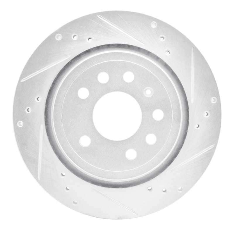 R1 Concepts — R1 03-11 Cadillac BLS (Mexico) Rear Right Drilled & Slotted Silver Brake Rotor
R1 Brake Rotor Drill