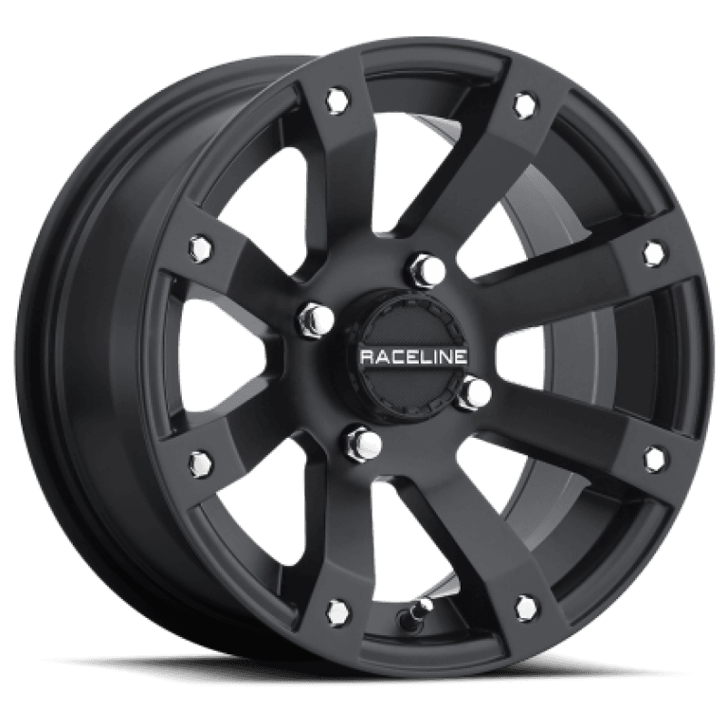 Raceline — Raceline A79 Scorpion 12x7in / 4x136.5 (10mm) BP/5+2 10mm Offset/110.18mm Bore - Satin Black Wheel
