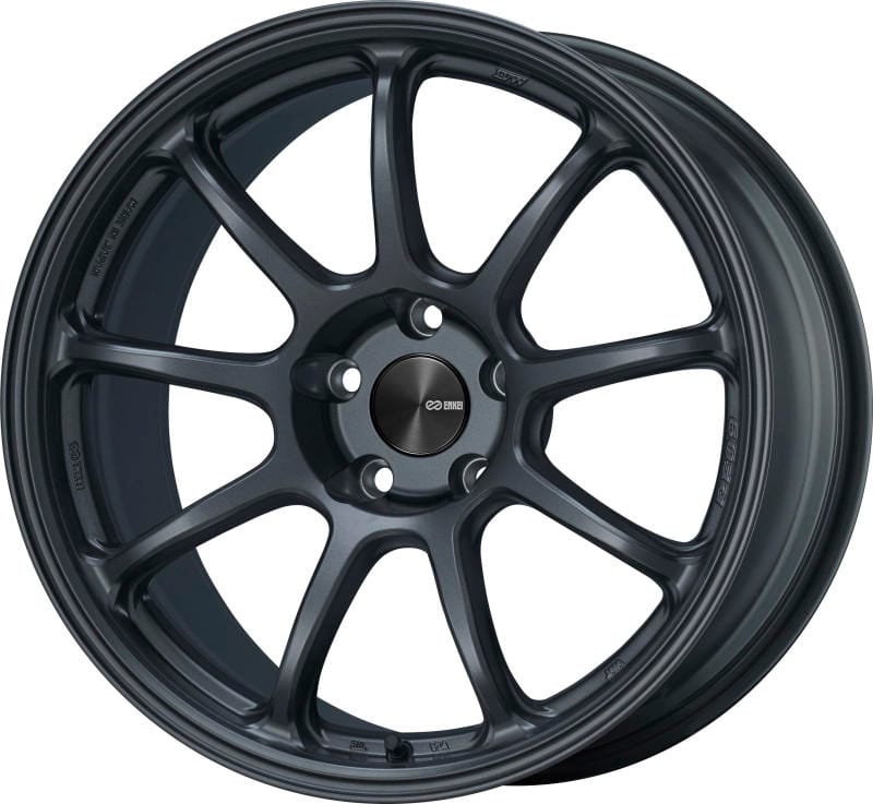 Enkei — Enkei PF09 18x9.5 5x112 40mm Offset 75mm Bore Matte Gunmetal Wheel