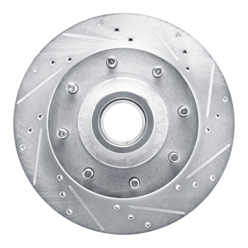R1 Concepts — R1 80-85 Ford E-250 Econoline Club Wagon Front Right Drilled & Slotted Silver Brake Rotor
R1 Brake Rotor Drill