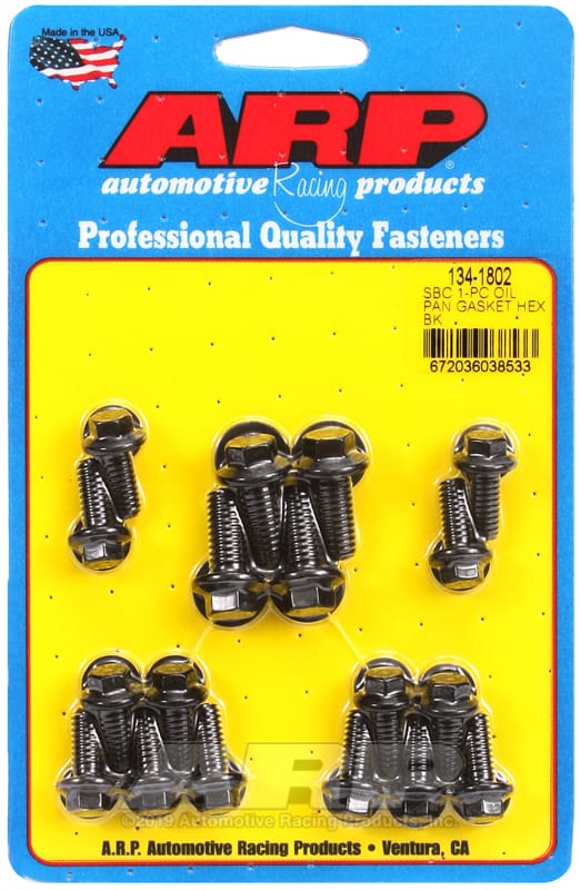 ARP — ARP SB Chevy 1-pc Oil Pan Gasket Hex Bolt Kit