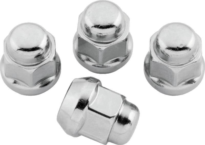 QuadBoss — Lug Nuts, 12x1.25, 17 mm. OD, Chrome
