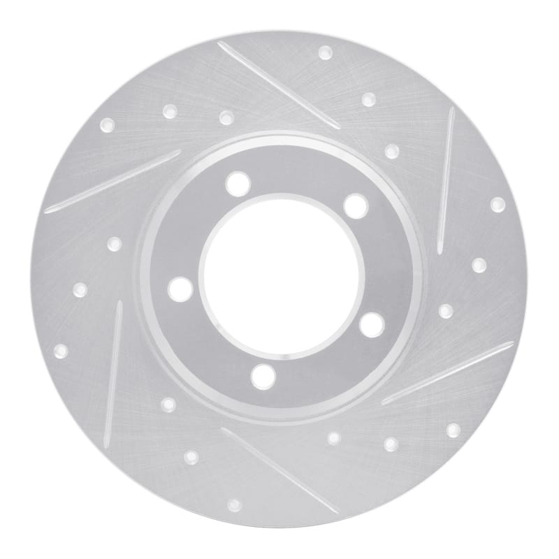 R1 Concepts — R1 75-83 Toyota Pickup Front Right Drilled & Slotted Silver Brake Rotor
R1 Brake Rotor Drill