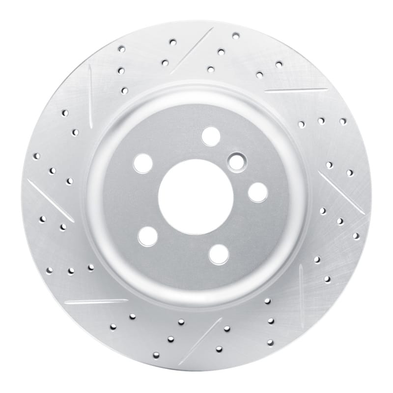 R1 Concepts — R1 17-26 BMW Z4 Right Rear Drilled & Slotted Geo-Carbon Rotor