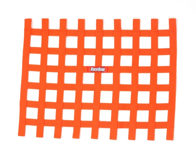 Racequip — RaceQuip Orange Ribbon Window Net
