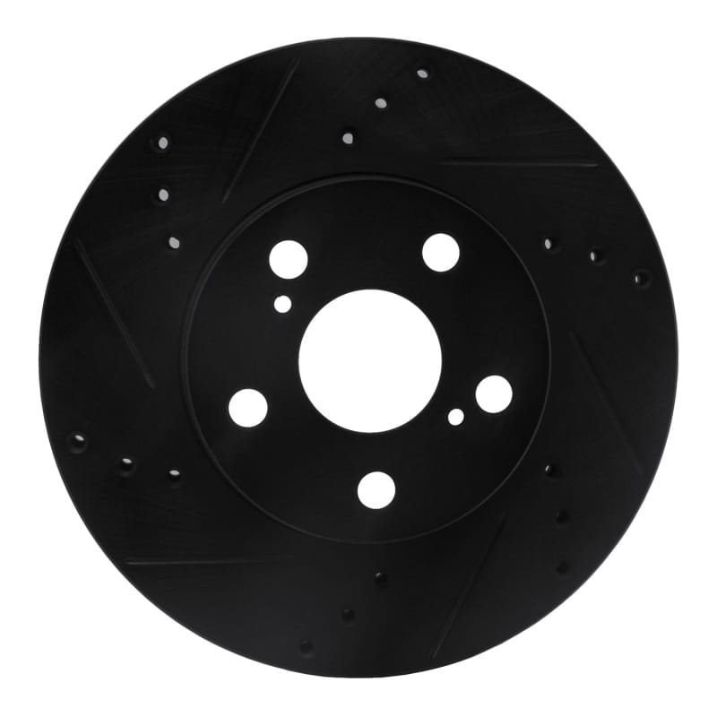 R1 Concepts — R1 10-17 Lexus CT200H Front Left Drilled & Slotted Black Brake Rotor
R1 Brake Rotor Drill