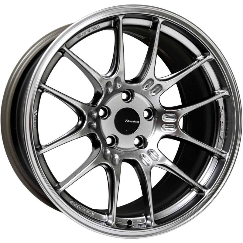 Enkei — Enkei GTC02 18x8 5x114.3 35mm Offset 75mm Bore Hyper Silver Wheel