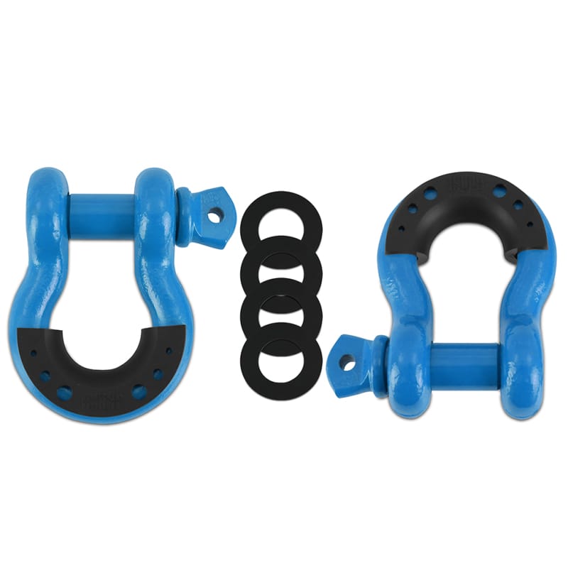 Borne Off-Road — Borne Off-Road Borne D-Ring Shackle Set Blue