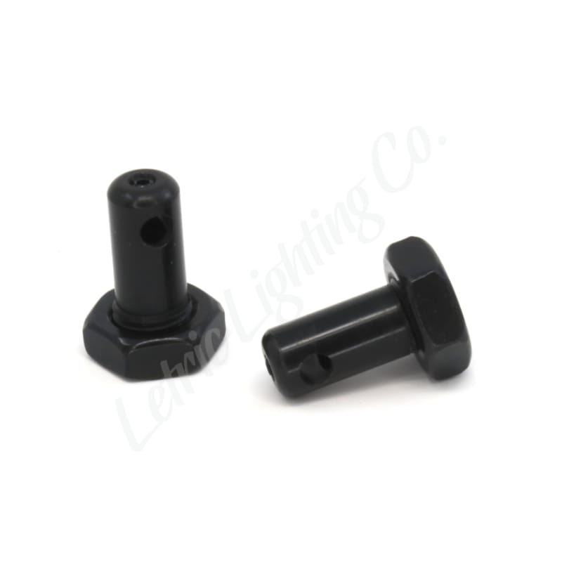 Letric Lighting — Letric Lighting Front Mirror Stem Mount for 45-Caliber MINI LEDs - Black Phosphate