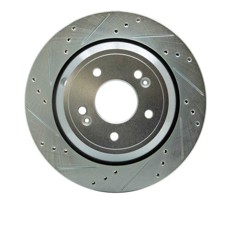R1 Concepts — R1 11-17 Hyundai Equus Rear Left Drilled & Slotted Silver Brake Rotor
R1 Brake Rotor Drill
