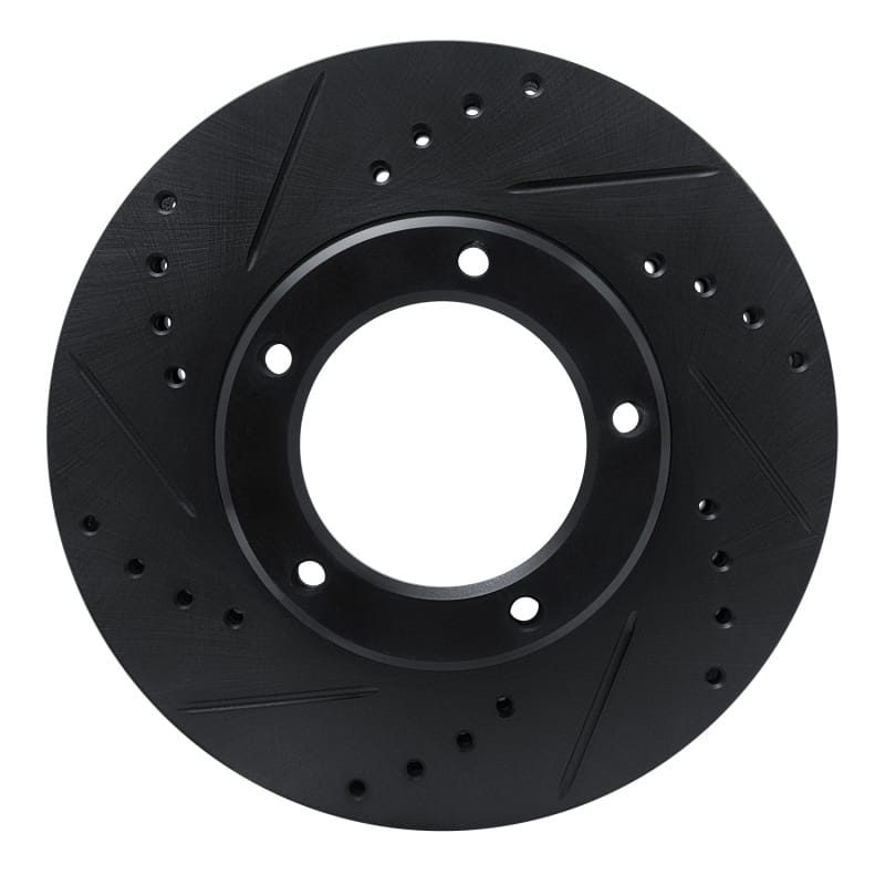 R1 Concepts — R1 84-95 Toyota Pickup Front Left Drilled & Slotted Black Brake Rotor
R1 Brake Rotor Drill
