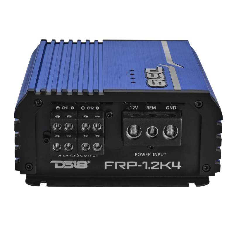 DS18 — DS18 4-Channel Class-D Amp Stereo Full-Range 4 x 120 W RMS at4 ohm- Blue