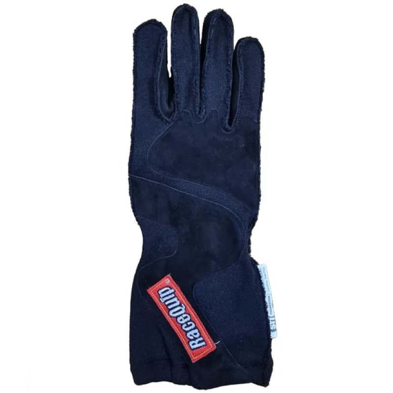 Racequip — RaceQuip 356 Series 2 Layer Nomex Outseam Race Gloves SFI 3.3 / 5 All Black Large